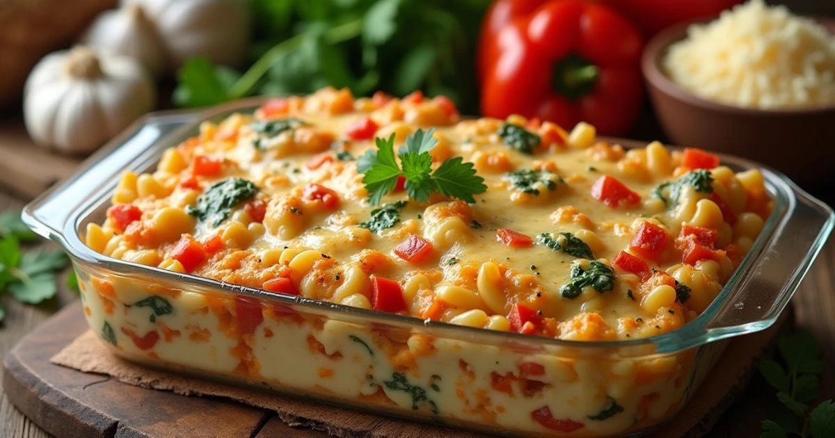 chicken and pasta casserole