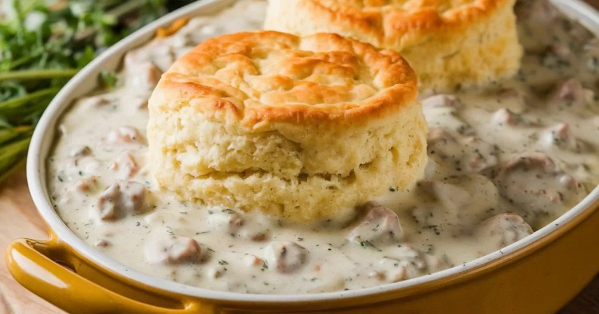 sausage gravy biscuit casserole